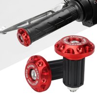 AliExpress NONE 2pcs Handlebar End Cap Plug Motorcycle Handle Bar Caps Slider Motor Bike for Honda Yamaha Dirt Bike Accessories black red sliver