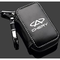 Fashion Leather Key Bag Universal Key Case Car Keychain Key Wallet For Chery Tiggo 3/5x/8/E3E5 Arrizo 3/5/GX/7e Fengyun 2A3