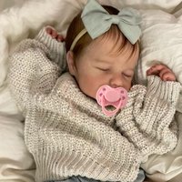 BZDOLL Cloth Body Vinyl Limbs 50 CM 3D-Paint With Visible Veins Soft Asleep Reborn Baby Doll Toy Like Real 20 Inch Kids Gift