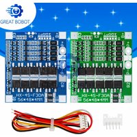 1~3PCS BMS 4S 3.2V 3.7V 30A LiFePO4 / Lithium Battery Charge Protection Board 12.8V 14.4V 18650 32650 Battery Packs With Balance