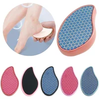 Nano Glass Foot Grinder Removing Dead Skin Calluses Heel Grinding Stone Stainless Steel Double Sided Foot File Board Grinder
