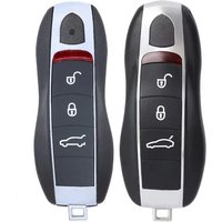 3 Buttons For Porsche 718 911 Cayenne Panamera Cayman Macan 2015 2016 2017 2018 2019 2020 2021 Key Remote Shell Case Fob