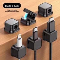 Magnetic Cable Organizer 1/5/10/20Pcs Data Cable Holder Sturdy Portable Desktop Charging Storage Tool