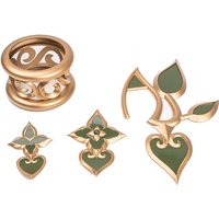 Genshin Auswirkungen Tighnari Cosplay Ohren Headwear Haar Pin Haar Clip Anime Tier Ohren Tails Halloween Kostüm Zubehör Hand-Machen