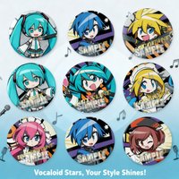 Miku Anime Badge Q Version Hatsune Miku Kagamine Rin Len Luka Kaito Meiko Anime Pins Brooches Cute Cartoon Character