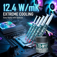 12.4W/mK High Thermal Conductivity Paste Grease with Spatula for CPU GPU Laptop PS5 Gaming PC Processor Heatsink Cooling Kit