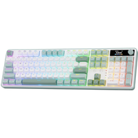 Redragon K761 Wireless Gasket Gaming Keyboard w/Hype Screen & Knob, 104 Keys Mechanical Keyboard