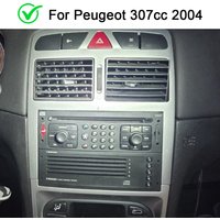 Android 15 9-Zoll 4+64G Autoradio GPS-Navigation für Peugeot 307 2002-2013 mit integriertem Carplay, Android Auto, FM, RDS, DSP, Bluetooth, WLAN, SWC, Mirror Link und AHD-Rückfahrkamera