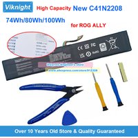New 100Wh Upgraded C41N2208 Battery 15.48V 6459mAh for ROG ALLY Gaming Handheld RC71L High-Capacity Replacement Battery image 3