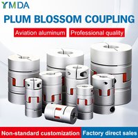 Aluminum Alloy Jaw Coupling, Star Type Ball Screw Encoder Coupler, High Torque Ball Screw Servo Motor Shaft Coupling