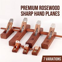 Woodworking Hand Planer, Solid Carpenter Hand Planer with Sharp Steel Blade, Woodworking Trimming Planing Tool 7 Sizes Available