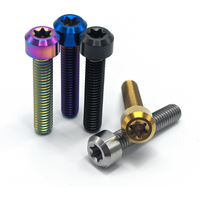 Vis en titane M5 M6 M8 x 10/15/20/25/30/35/40/45/50 mm à tête Torx pour vélo, moto, voiture, bateau
