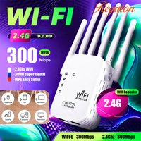2.4G Wireless WiFi Extender 300M WiFi Signal Amplifier Repeater Stable Network Booster Simple Installation For Household Use