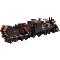 Gobricks MOC-41639 Backed to the Future 'Jules Verne' Time Train Building Blocks