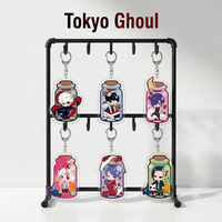 Anime Tokyo Ghoul Cartoon version Ken Kaneki Touka Kirishima Juzo Suzuya Acrylic Cute bag charm keychain bag body kit Fans Gift