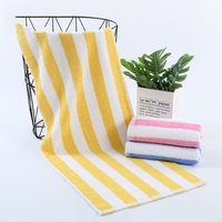 Striped Sports Bath Towel New Swim Cotton Beach Towel Absorbent Gym Towel