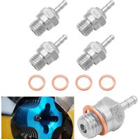 4pcs Hot Glow Plug N4 Spark Nitro Engine Parts Replace OS for Traxxas Kyosho HSP HPI Redcat 1/8 1/10 RC Car Truck