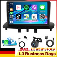 9-Zoll-Android-14-Doppel-DIN-Touch-Autoradio-Multimedia-Videoplayer 4GB+64GB GPS-Navigation-Haupteinheit für Renault Megane 3 2009-2015 mit kabellosem Carplay & Android Auto, FM RDS DSP SWC WiFi