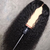 Culy Wave Human Hair Wigs High Quality 13x4 Lace Front Wig Kinky Curly Brazilian Colored Human Hair Wig Headband Wig High Gloss