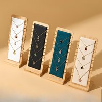 Wood Removable Necklace Display Stand Collarbone Chain Jewelry Hanger Necklace Display Shooting Live Stream Prop Shelf