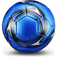 PU Leather Football Ball Adults School Professional Soccer Balls Size 5 Outdoor Portable Training Sports