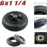 6 inches wheel tyre 6X1 1/4 Pneumatic inner outer tire suitable for folding bicycle mini surfing electric scooters