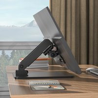 HILLPORT 13-32" Tilt Monitor Mounted TV Holder Touch Screen Monitor Desk Bracket Folding Monitor Table Suporte Stand PC DZ31