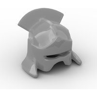 Small particle building block MOC 10051 medieval castle scene knight helmet spare parts assembly toy