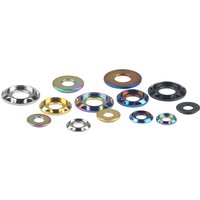 AliExpress W WEIQIJIE Weiqijie Titanium Washer M5 M6 M8 M10 Step Gasket for Bicycle Motorcycle Car Fancy Decorative Washer