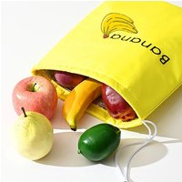 Fruit Vegetables Storage Bag Insulated Shockproof Fresh Keeping Drawstring Pouch for Lettuce Banana Preserve Organizer
