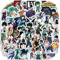 AliExpress Bandai 10/30/50/100pcs My Hero Academia Anime Graffiti Stickers Cool Cartoon Decals Decoration Laptop Helmet Phone Bike Sticker Packing