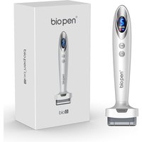 New Bio Pen Bio6 Microneedling Stamp 140pin 5-Speed EMS Vibration Red/Blue LED Therapy 4-in-1 Derma Stamp Anti-Hair Loss