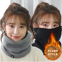 AliExpress NONE Unisex Thermal Knitted Neck Gaiter Winter Sport Scarf Windproof Face Cover For Skiing Running Cycling Cold Weather Outdoor