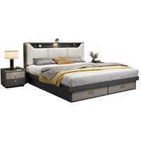 *Cheap California king Queen Size Luxurious Room Wooden Furniture Set Storage Mattress Bed Wholesale Made in China