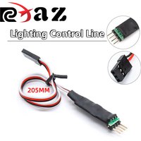 RCXAZ RC light switch controller LED light switch panel system CH3 adapter cable, suitable for RC cars