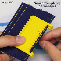 DIY Precision Sewing Guide Kit: 1.5–4 Mm Stitch Spacing For Fabric, Embroidery & Leathercraft