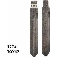 OEM 5Pcs 177# TOY47 Metal Blank Uncut Remote Key Blade For Toyota For Keydiy KD Xhorse VVDI JMD
