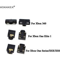 1/2/10 PCS 3.5mm Headset Plug Port Female Socket Headphone Jack For Xbox One Elite Series S/X For Xbox 360 Controller