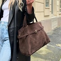 2024 Autumn/Winter New Women's Bag Fashion Style Suede Handbag Commuter Versatile High End Single Shoulder Crossbody Bag