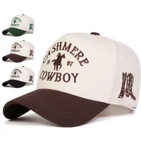 Unisex COWBOY Letter Embroidery Baseball Caps Spring and Autumn Outdoor Adjustable Casual Hats Sunscreen Hat Sports Cap