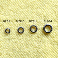 DNDYUJU 50pcs Fishing Solid Ring Fishing Lure Connectors Stainless Steel Snap Fishing Accessories Solid Ring SaltwaterTackle