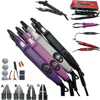Loof Professional New Adjustable Temperature 220℃ Smart Mini Heating Tip Hair Extension Plier Iron, Fusion Keratin Bonding Tool