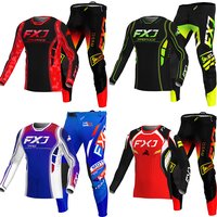AliExpress NEW 2026 FXJ blue enduro motocross gear set mx jersey pants green motorbike clothing mtb carracing suit Off Road equipment