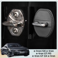 2/4Pcs Silicone Car Door Lock Cover Protective Decoration Case For Audi e-tron/Q8 e-tron e-tron GT/RS e-tron GT Q4 e-tron