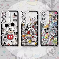 Transparent Mickey Mouse Disney Case For Samsung Galalxy S26 Ultra S25 S24 S23 S22 Ultra Plus FE A57 A56 A54 A17 A07 5G Cover