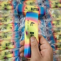 New Four Colors Butter Stick Squishy Fidget Toys Elastic Cheese Stick Funny Squeeze Prank Toy Stress Anxiety Relief Game