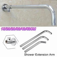 Stainless Steel Shower Head Extension Arm Wall-mounted Rain Extension Tube Shower Seat Basic Bathroom Accessories