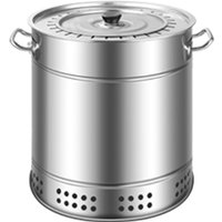 Ur-Health 2023 Large Garden Stainless Steel Frame Fire Pit Smokeless BBQ Portable for Camping-Good Price!