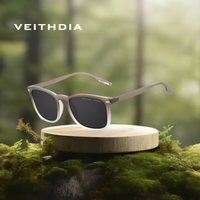 VEITHDIA Polarized Sunglasses UV400 Classic Protection High-Quality Eyewear for Men And Women Outdoor Hiking Fishing DY07508