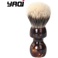 YAQI Caramel 26MM Two Band Badger Hair Men Wet Shaving Brush Shaving Brush For Men Shaving Foam Brush